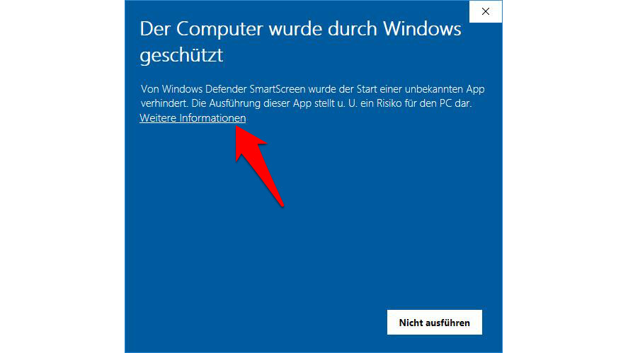 Windows Defender macht beim Download Probleme